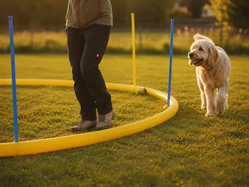 Longieren mit Hund